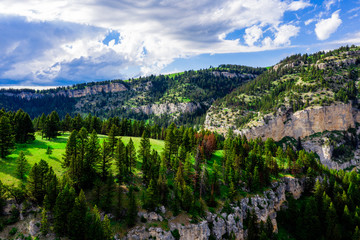 Fototapeta premium landscape in the mountains