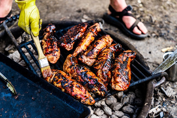 Meat on the Barbecue