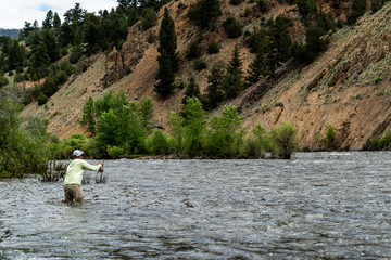 Fisherman Fly Fishing