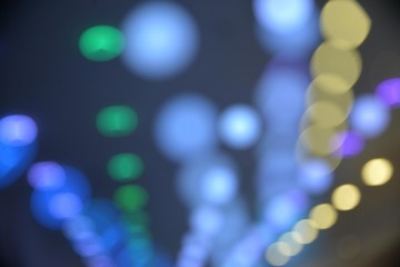 abstract bokeh blurred disco lights 