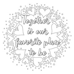 Coloring for adults.