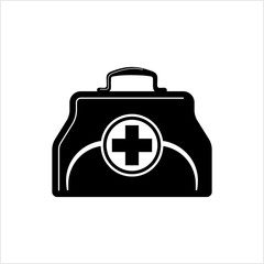 Doctor Bag Icon, First Aid Box Icon