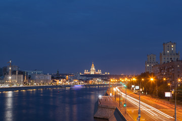 Fototapeta na wymiar Moskva River, Moscow