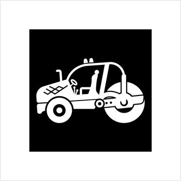 recommend clip art: Road Roller Icon, Construction Vehicle Icon