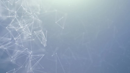 Abstract triangle pattern. Gray and white polygonal network Technology Science. Lines connection infographic for business, marketing project, template, web design