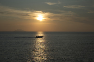 in the sunset