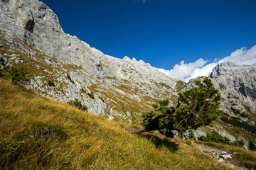 Fototapeta na wymiar Prisojnik mountain in Slovenia, landscape