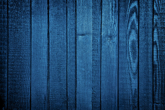 Blue Wood Texture Background