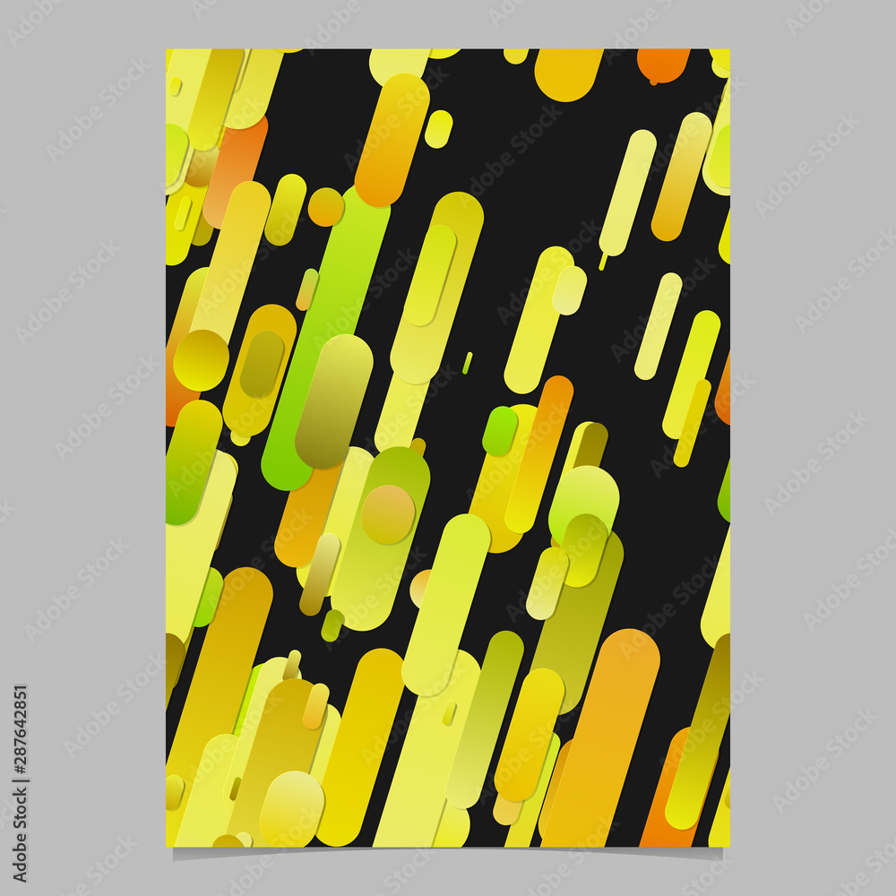Poster yellow modern abstract gradient stripe pattern card background template graphics
