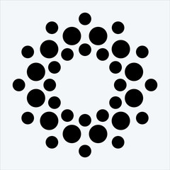 Modern geometric design mandala. Tattoo idea pattern. 