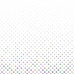 Colorful abstract geometric circle pattern background - graphic design from small dots