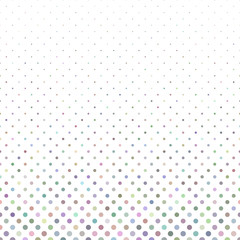Colorful abstract geometric circle pattern background - graphic design from small dots