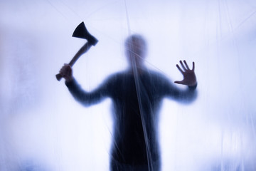 Psychopath murder with an axe