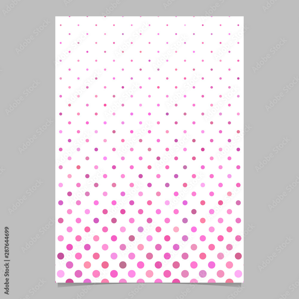 Poster repeating circle pattern poster template - vector graphic