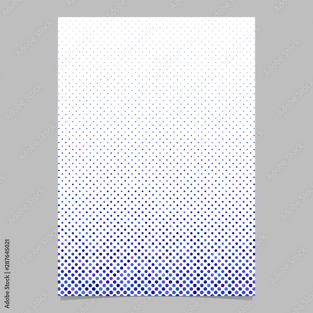 Poster abstract repeating circle pattern brochure template background - vector illustration