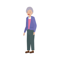 Grandmother cartoon vector design