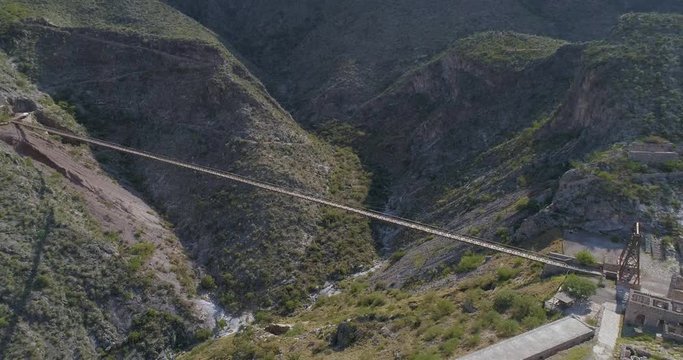 Ojuela Birdge Mexico Mapimi Aerial Drone Footage