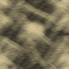 Abstract light and dark lines seamless pattern. Reminds coarse woolen fabric. Randomly scattered dark and light lines and spots.