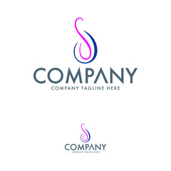 Abstract Letter S Logo Design Template