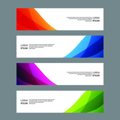 Vector Abstract banner web template