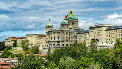Swiss Parliament Building in Bern