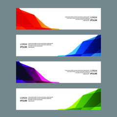 Vector Abstract banner web template