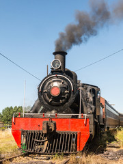 Tourist train called Valdiviano that runs from Valdivia to Antilhue with a 1913 North British...