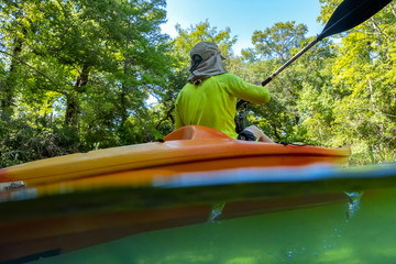 Kayaking on Juniper Springs Creek, Florida