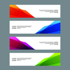 Vector Abstract banner web template