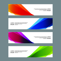 Vector Abstract banner web template