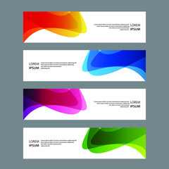 Vector Abstract banner web template