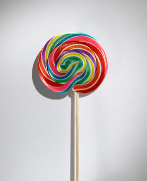 Lollipop, Swirly Rainbow Lollipop