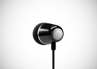 Headphone In-Ear Earphone Wireless 3D Render