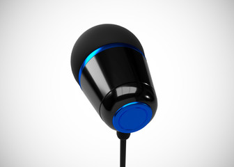 Headphone In-Ear Earphone Wireless 3D Render