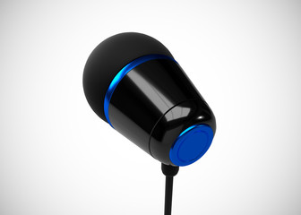 Headphone In-Ear Earphone Wireless 3D Render