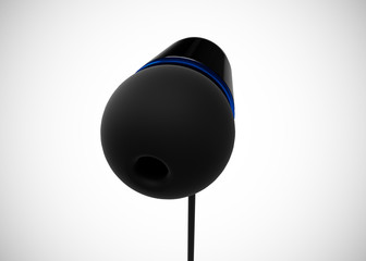Headphone In-Ear Earphone Wireless 3D Render