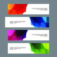 Vector Abstract banner web template