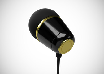 Headphone In-Ear Earphone Wireless 3D Render