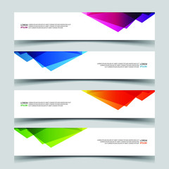 Vector Abstract banner web template