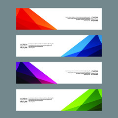 Vector Abstract banner web template