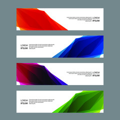 Vector Abstract banner web template