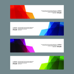 Vector Abstract banner web template