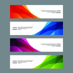 Vector Abstract banner web template