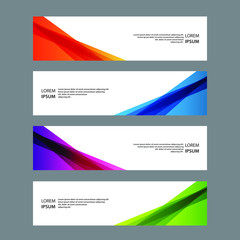 Vector Abstract banner web template