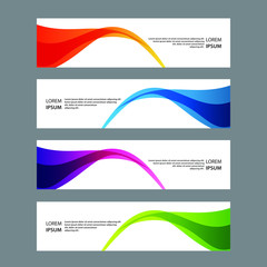 Vector Abstract banner web template