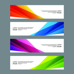 Vector Abstract banner web template