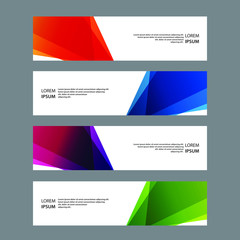 Vector Abstract banner web template