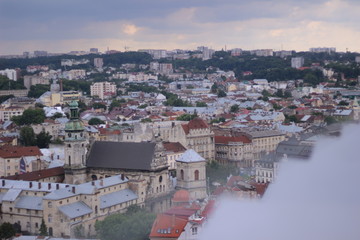 Fototapeta na wymiar Views of Lviv