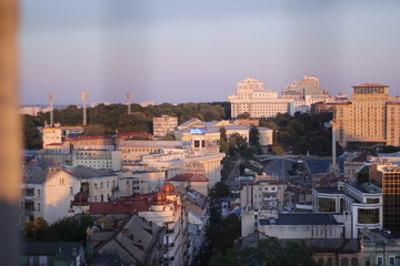 Naklejka premium Buildings in Kiev
