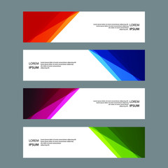 Vector Abstract banner web template